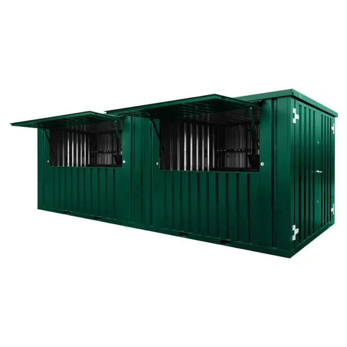 Contentor Bar 6x2m Verde RAL 6005