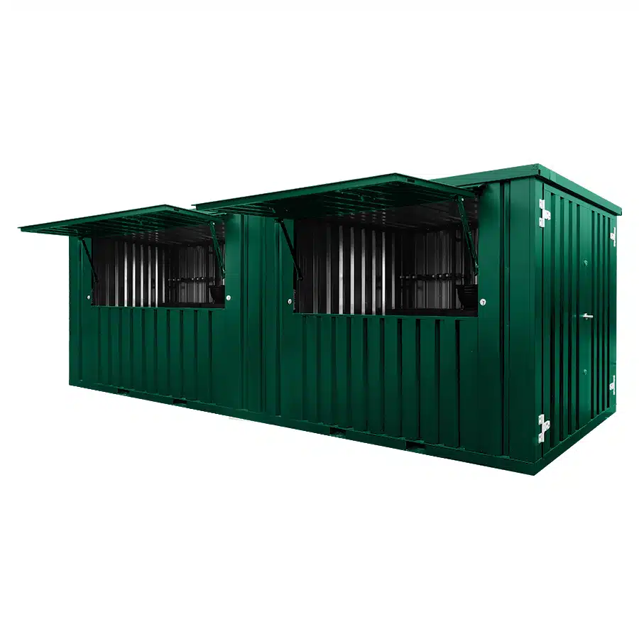 Contentor Bar 6x2m Verde RAL 6005