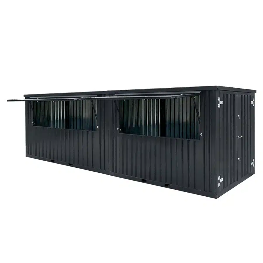 Contentor Bar 8x2m Antracite RAL 7016