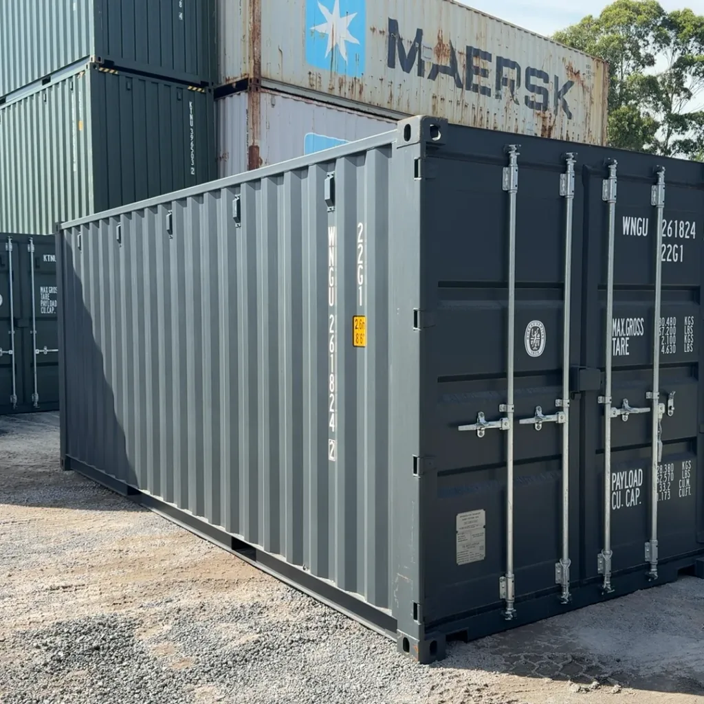 Contentor Marítimo 20 pés (6m) DV Cinza – Novo/1Viagem 261824-2