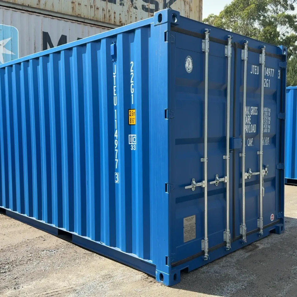 Contentor Marítimo 20 pés (6m) DV Azul – Novo/1Viagem 114977-3