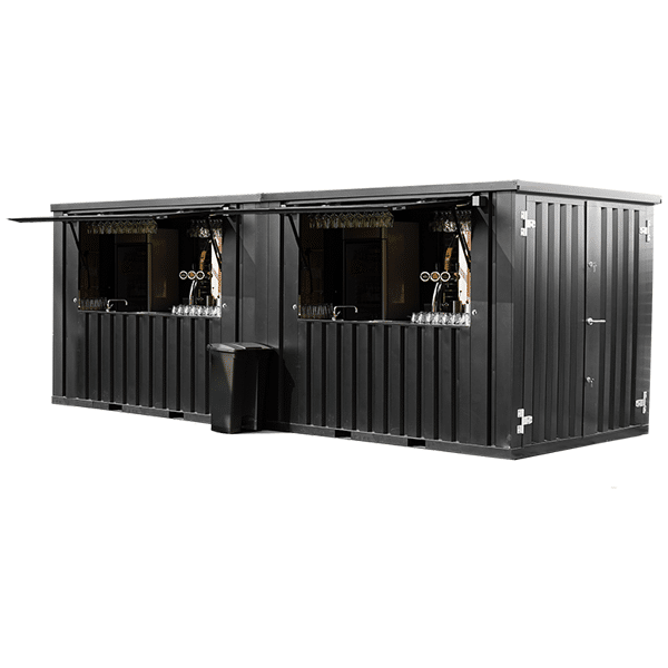 Contentor Bar 8x2m XL Preto RAL 9005