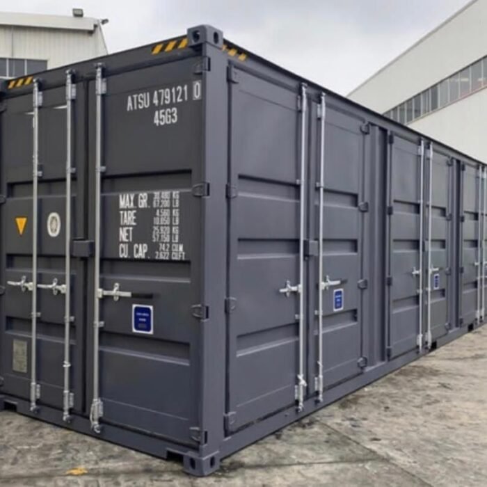 CONTENTOR DE 40 PÉS COM PORTA LATERAL