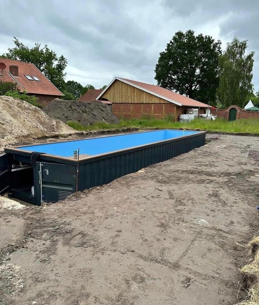 Piscina contentor de 12 metros: uma solução ecológica e pronta a usar. - Image 4