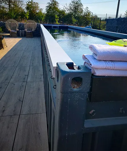 Piscina contentor de 12 metros: uma solução ecológica e pronta a usar. - Image 8