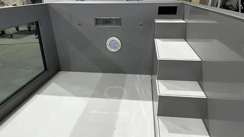 Piscina de polipropileno de 6,5 m x 2,5 m com janela de 4 m - Image 3