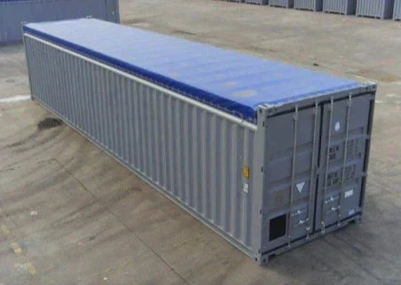 NOVO CONTENTOR DE TRANSPORTE DE 40 PÉS COM TAMPA ABERTA